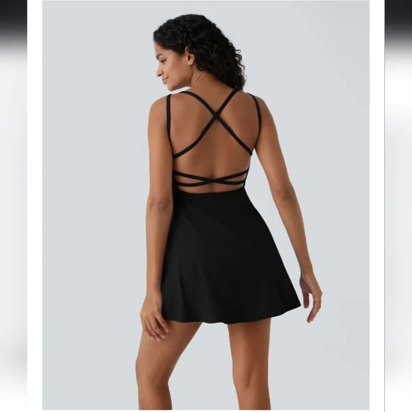 Halara Flare Mini Slip Dance Dress - Picture 2 of 4